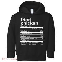 Thanksgiving Fried Chicken Nutrition Matching Family Toddler Hoodie thumb 0