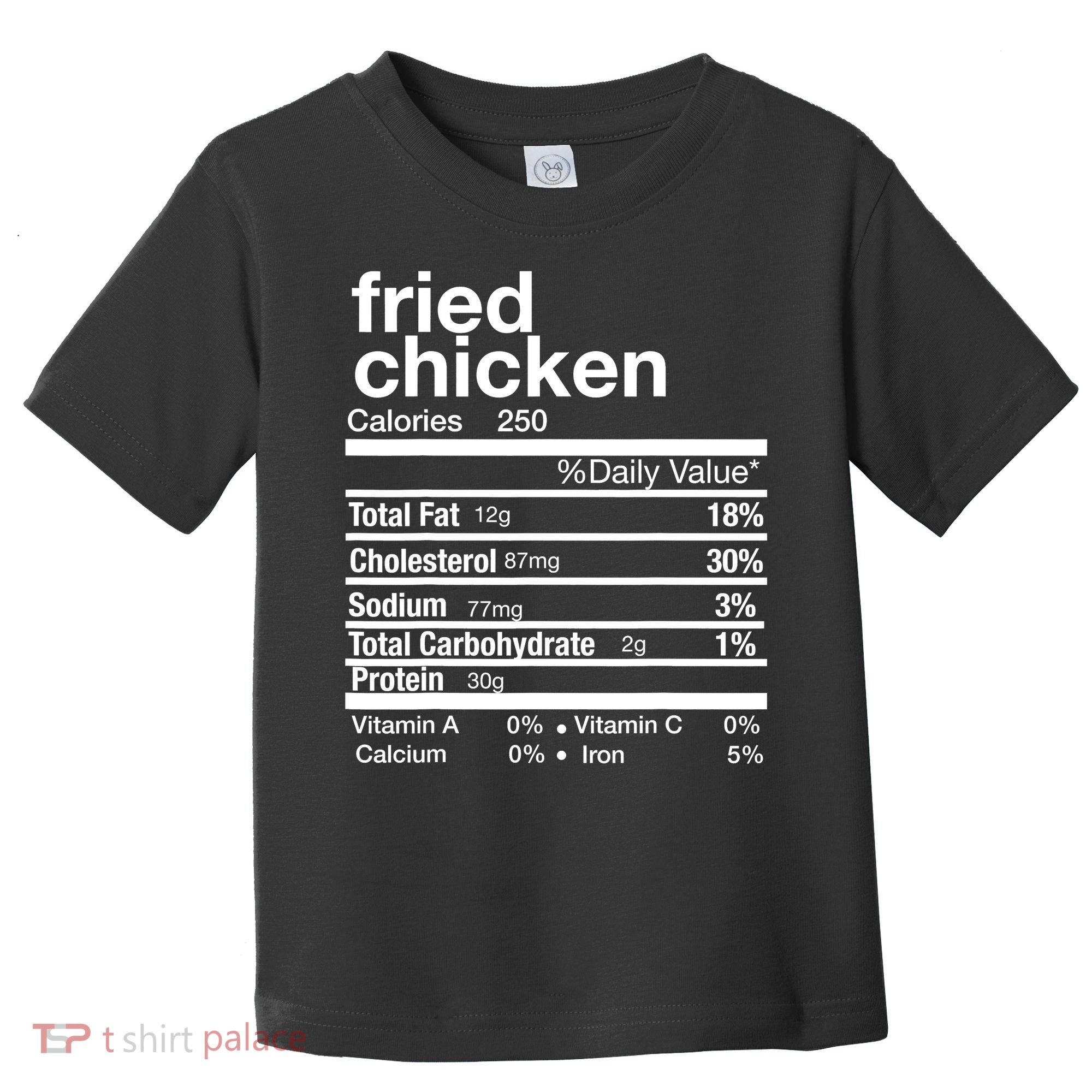 Thanksgiving Fried Chicken Nutrition Matching Family Toddler T-Shirt