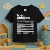 Thanksgiving Fried Chicken Nutrition Matching Family Toddler T-Shirt thumb 3