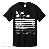 Thanksgiving Fried Chicken Nutrition Matching Family Kids T-Shirt thumb 0