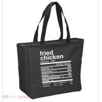 Thanksgiving Fried Chicken Nutrition Matching Family Tote Bag thumb 2