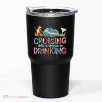 TodayS Forecast Cruising With A Chance Of Drinking Cruise Tumbler thumb 0