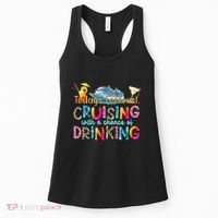 TodayS Forecast Cruising With A Chance Of Drinking Cruise Women's Tank Top thumb 0