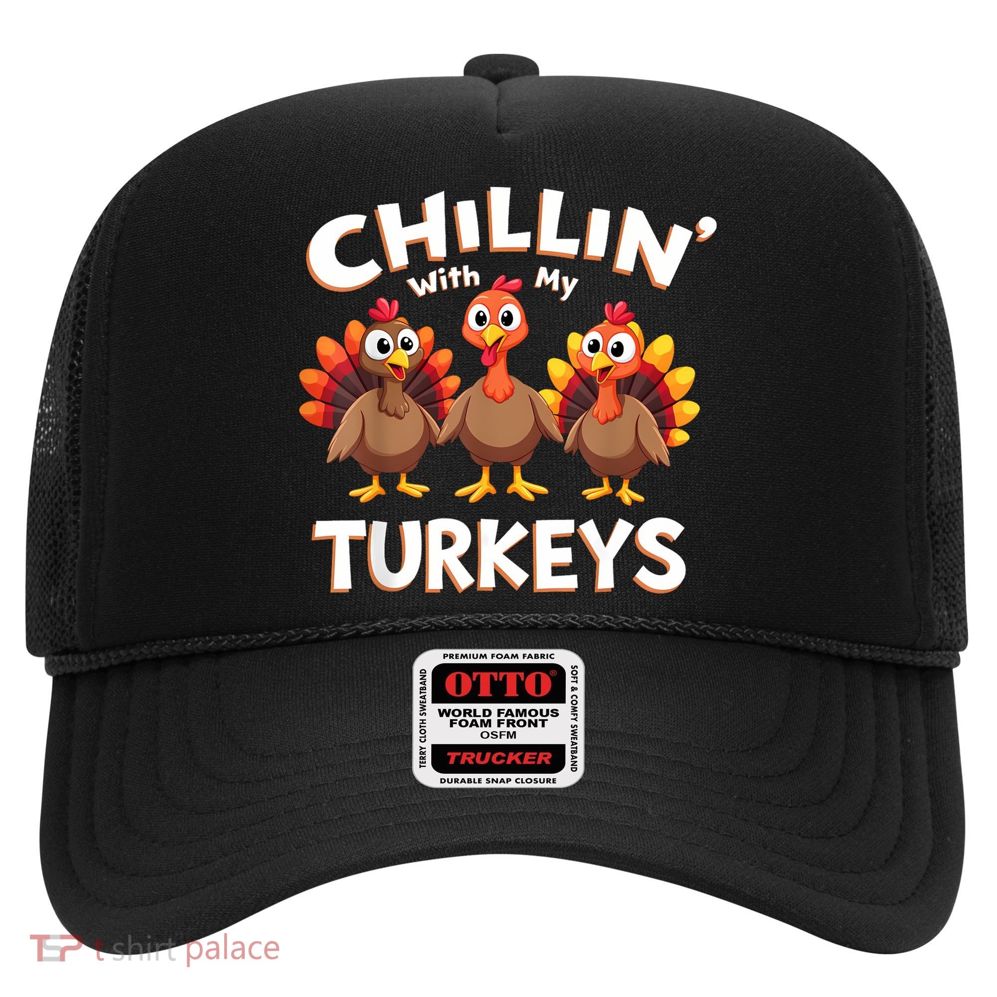 Thanksgiving Family Chillin With My Turkeys Hat
