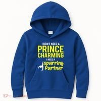 Taekwondo Fighter Champion Combat Martial Sport Fan Gift Kids Hoodie thumb 0
