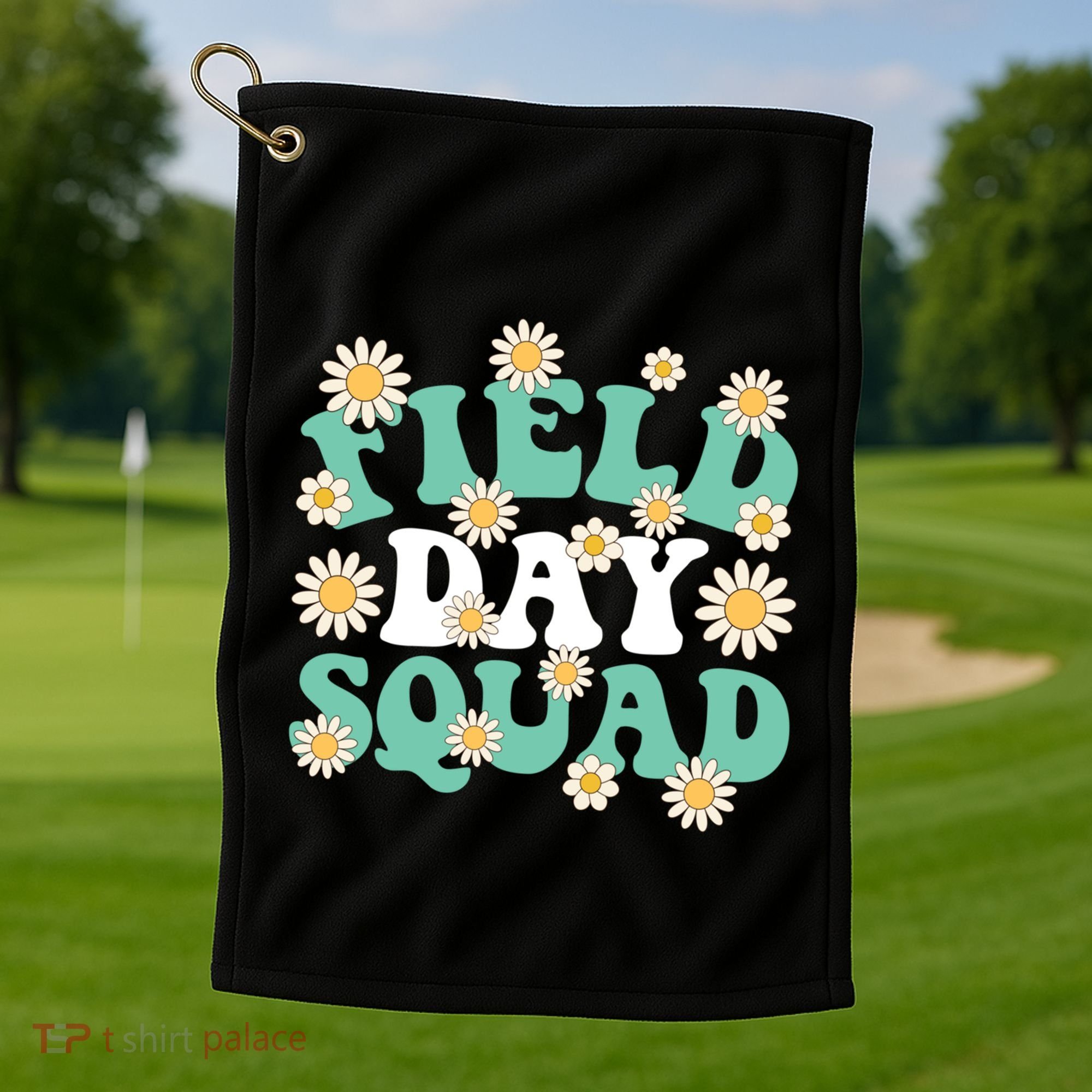 Teacher Field Day Squad Gift Golf Towel