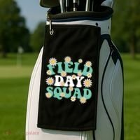 Teacher Field Day Squad Gift Golf Towel thumb 2