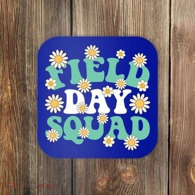 Teacher Field Day Squad Gift Coaster