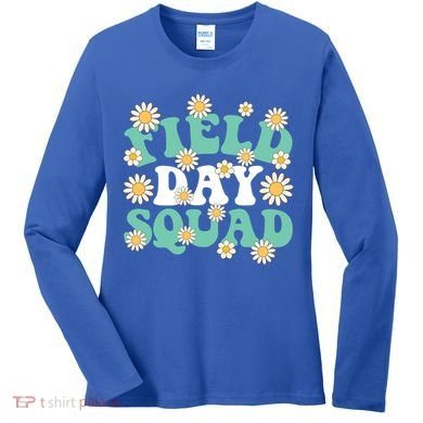 Teacher Field Day Squad Gift Women's Long Sleeve Shirt