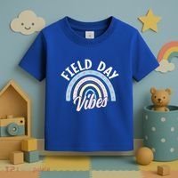 Teacher Field Day Vibes Gift Toddler T-Shirt thumb 3
