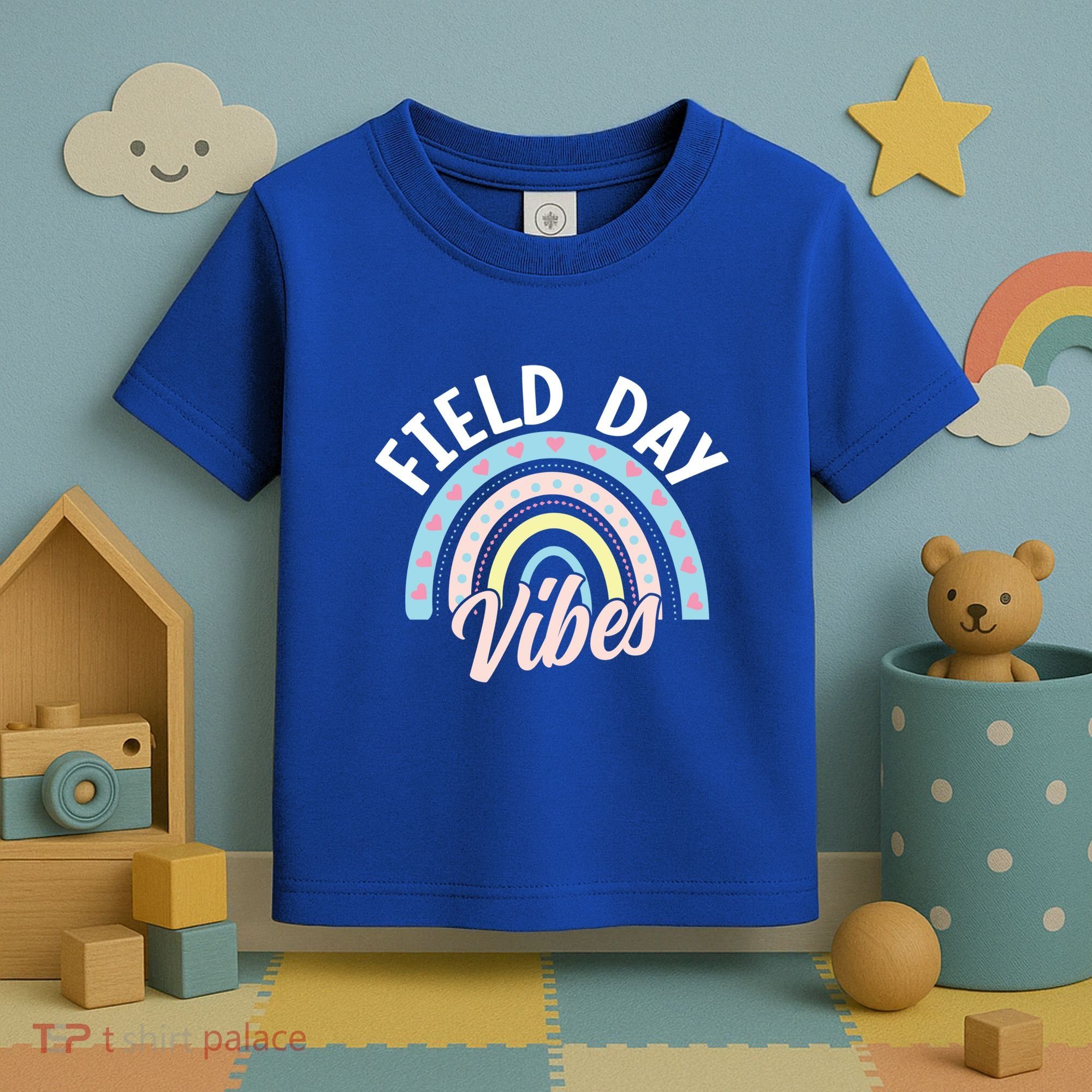 Teacher Field Day Vibes Gift Toddler T-Shirt