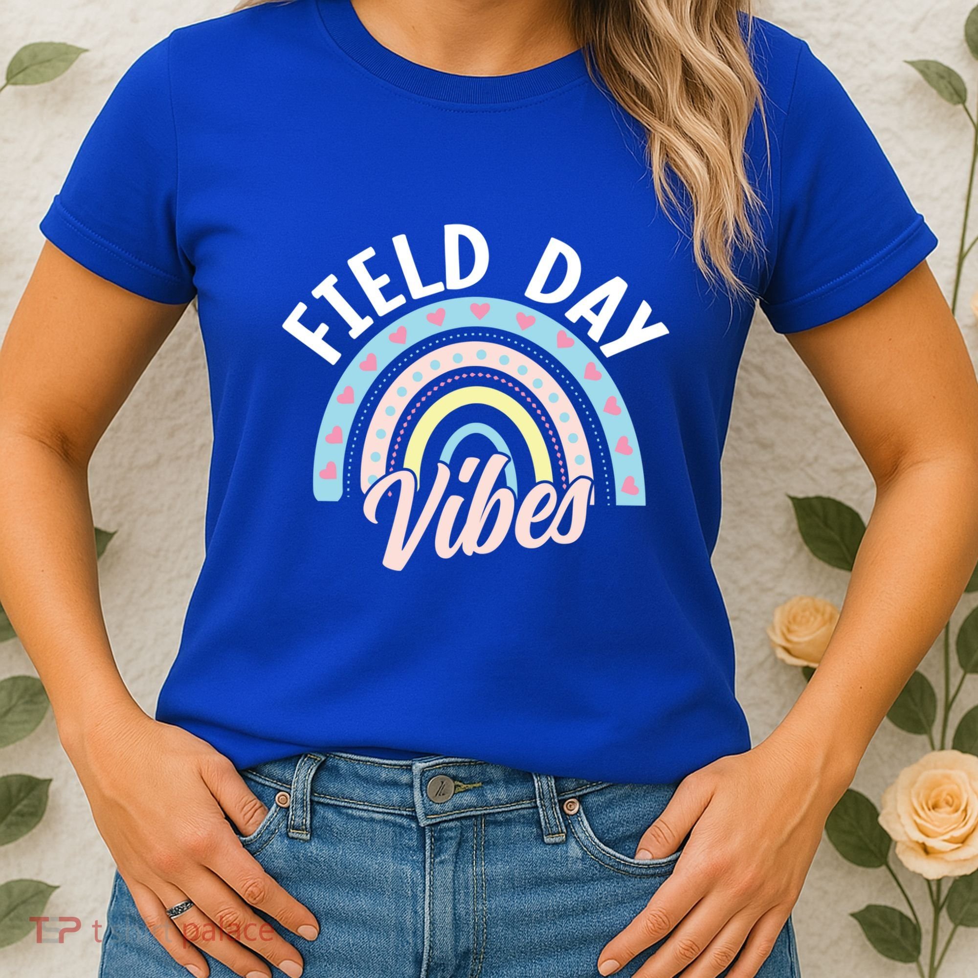 Teacher Field Day Vibes Gift Women's T-Shirt