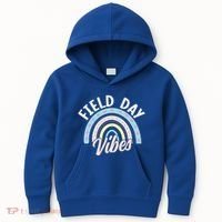 Teacher Field Day Vibes Gift Kids Hoodie thumb 0