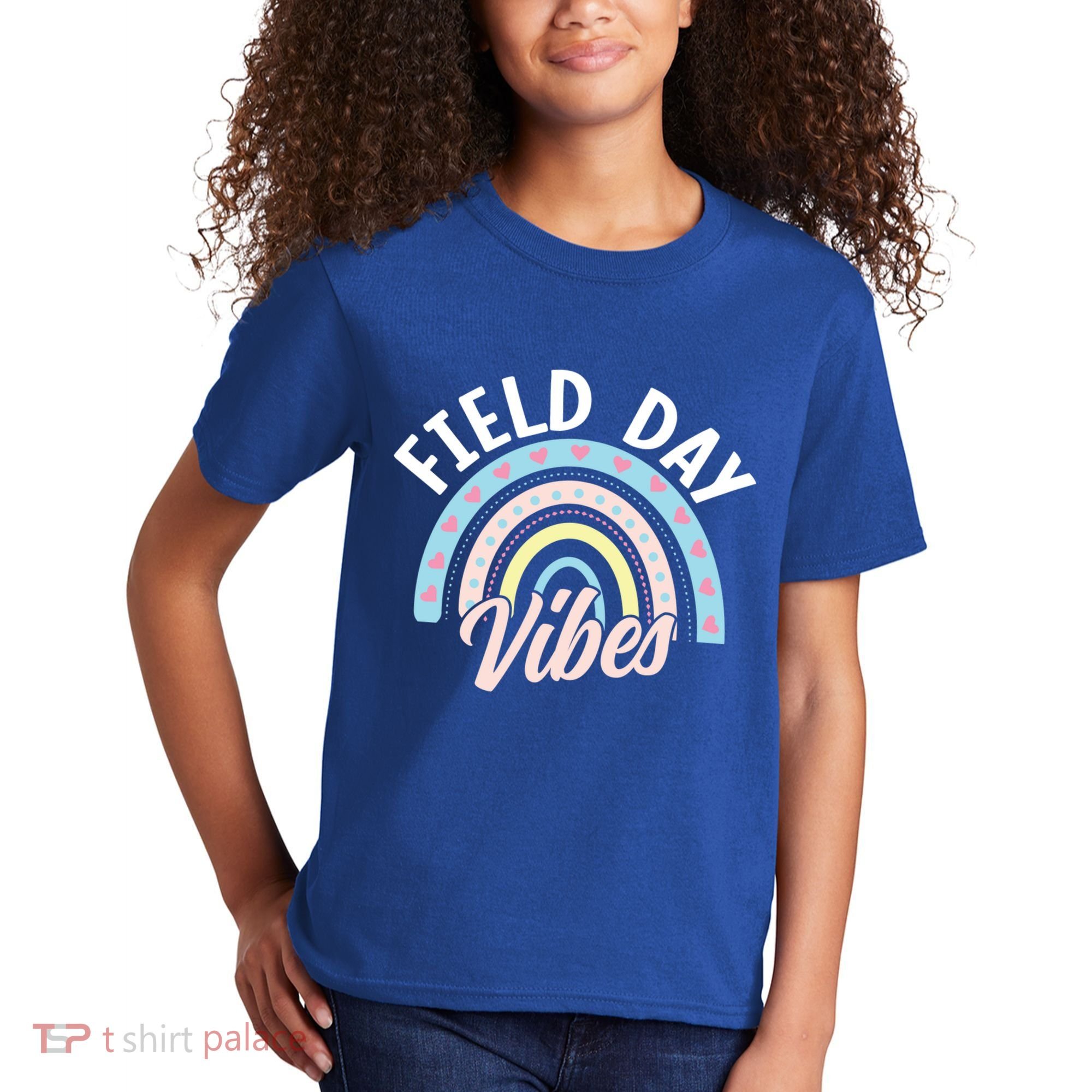 Teacher Field Day Vibes Gift Kids T-Shirt
