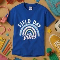 Teacher Field Day Vibes Gift Kids T-Shirt thumb 3