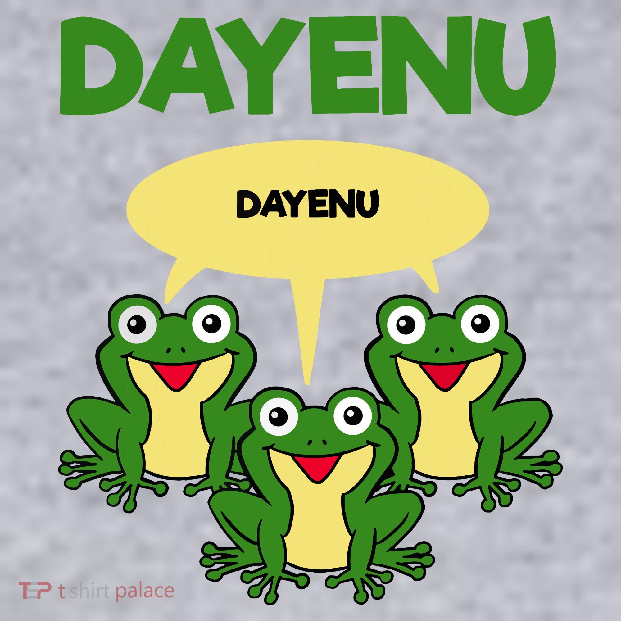 Three Frogs Dayenu Funny Pesach Passover Women's Sweatshirt