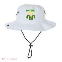 Three Frogs Dayenu Funny Pesach Passover Bucket Hat thumb 0