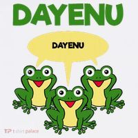 Three Frogs Dayenu Funny Pesach Passover Women's Hoodie thumb 2