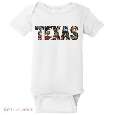 Texas Floral Design Baby Bodysuit