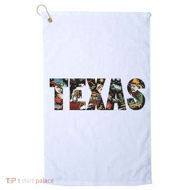 Texas Floral Design Golf Towel