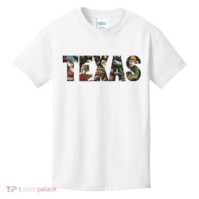 Texas Floral Design Kids T-Shirt
