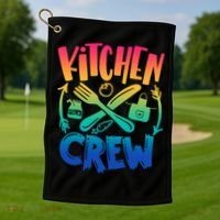 Team Field Day 2022 Back To School Kitchen Crew Golf Towel thumb 1