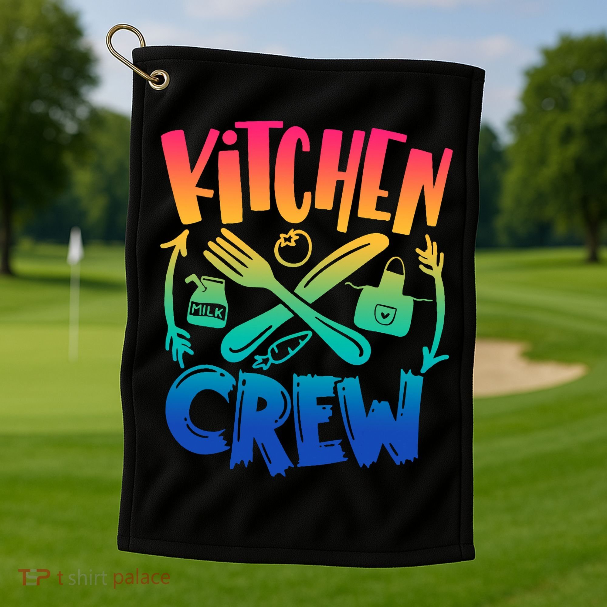 Team Field Day 2022 Back To School Kitchen Crew Golf Towel