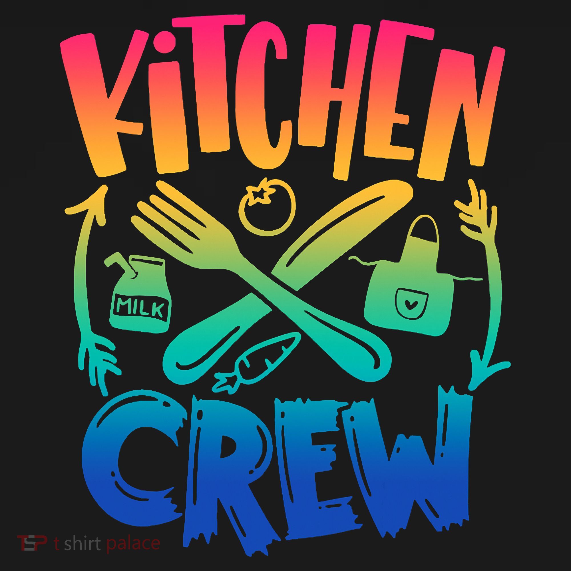 Team Field Day 2022 Back To School Kitchen Crew Kids Long Sleeve Shirt