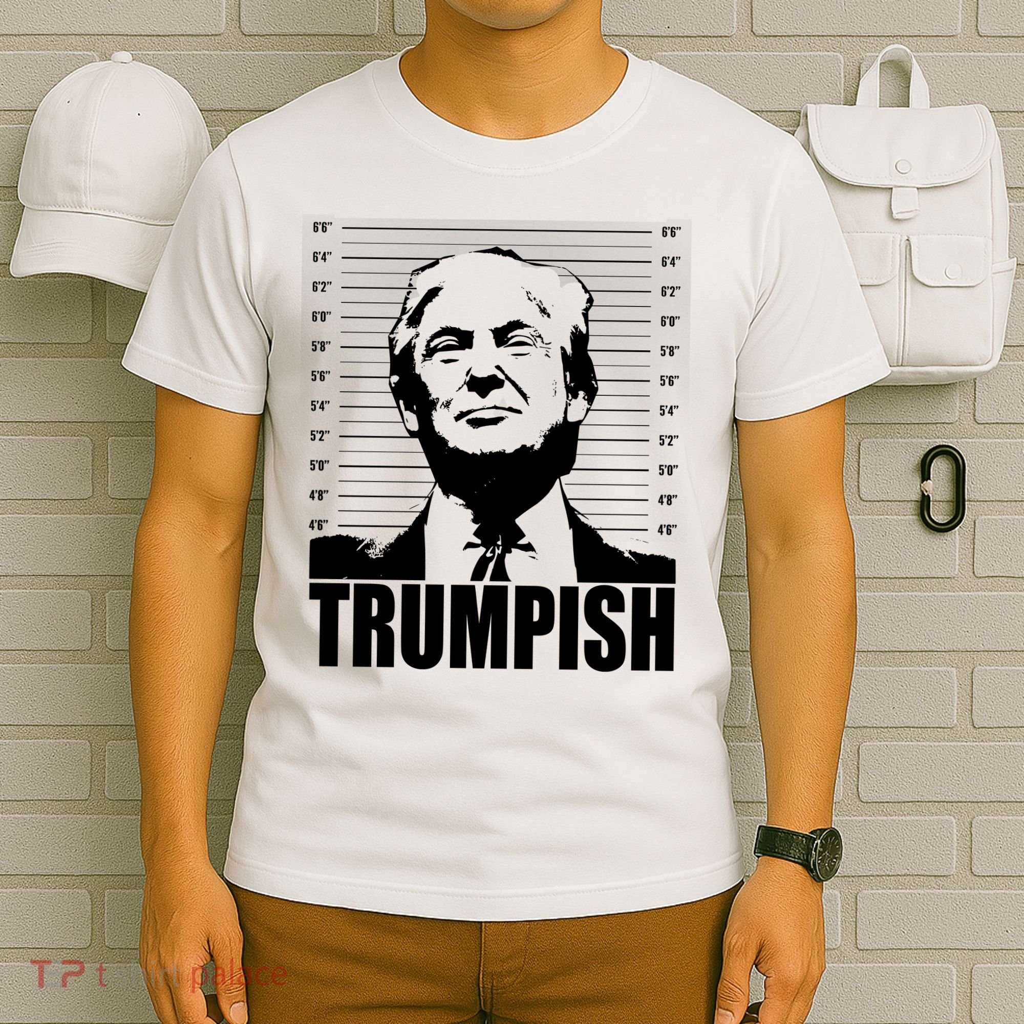 Trumpish Funny Donald Trump Mugshot T-Shirt