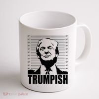 Trumpish Funny Donald Trump Mugshot Coffee Mug thumb 1
