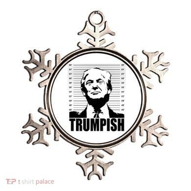 Trumpish Funny Donald Trump Mugshot Ornament