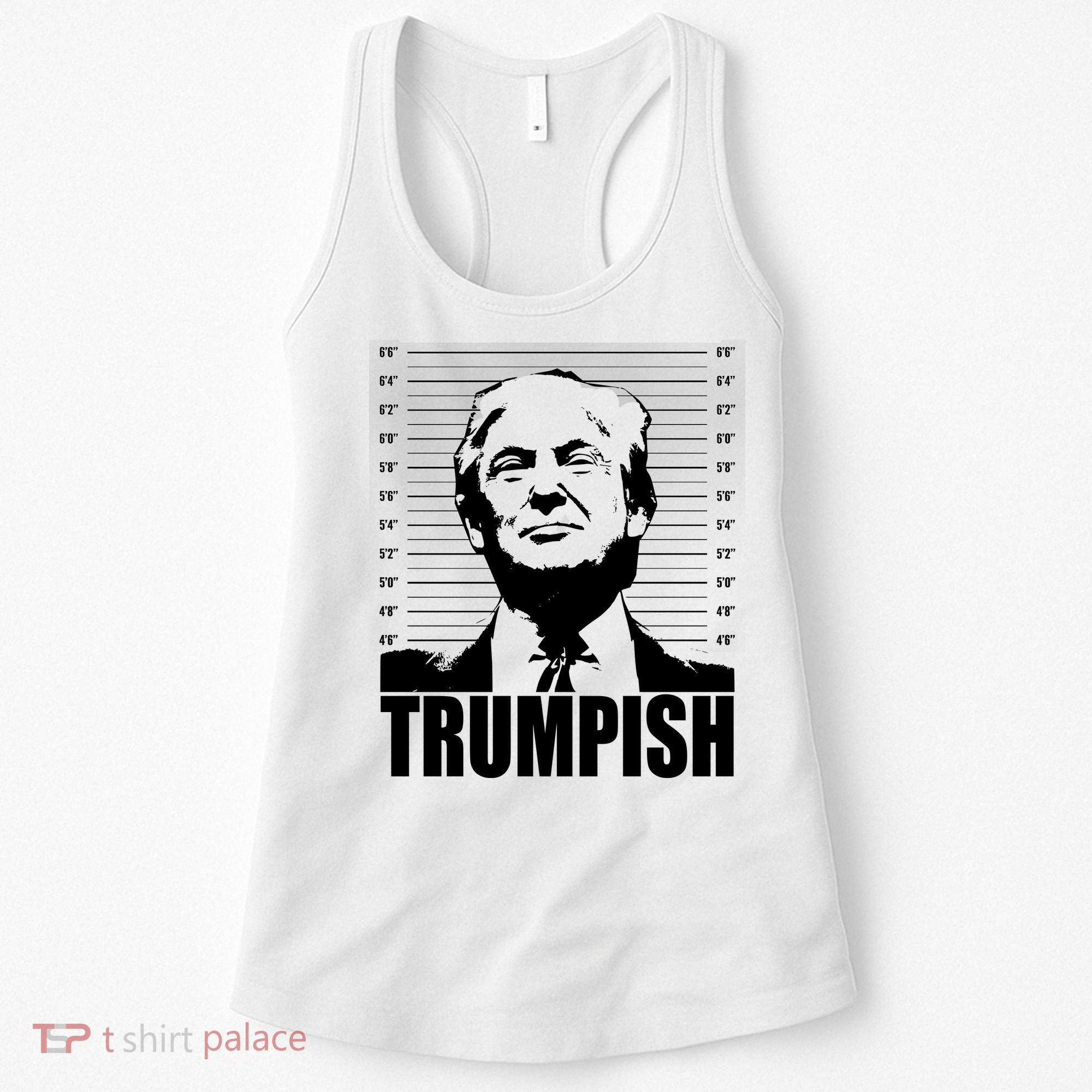 Trumpish Funny Donald Trump Mugshot Women's Tank Top