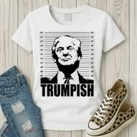 Trumpish Funny Donald Trump Mugshot Women's T-Shirt thumb 3