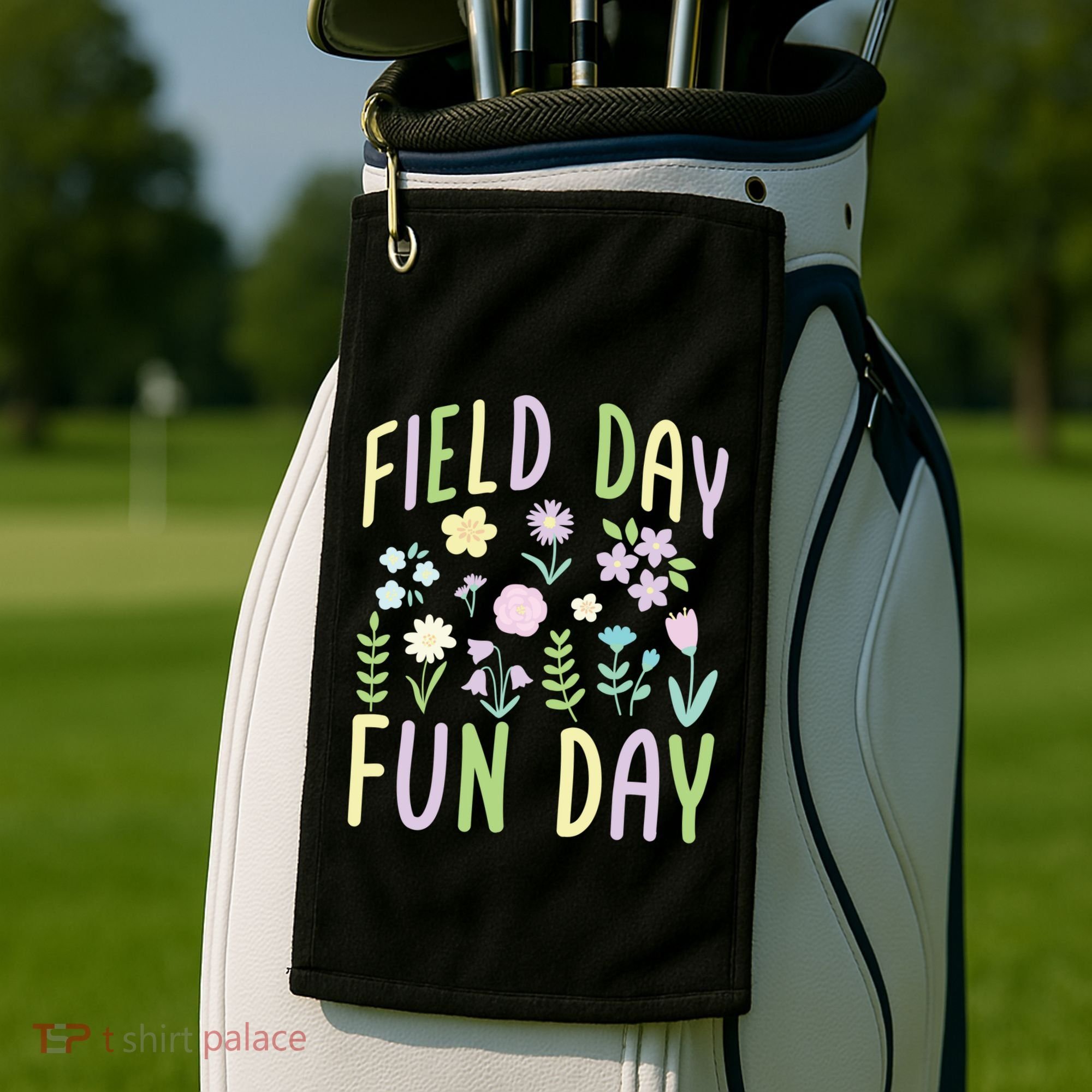 Teacher Field Day Fun Day Gift Golf Towel