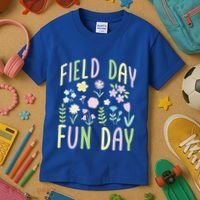 Teacher Field Day Fun Day Gift Kids T-Shirt thumb 3