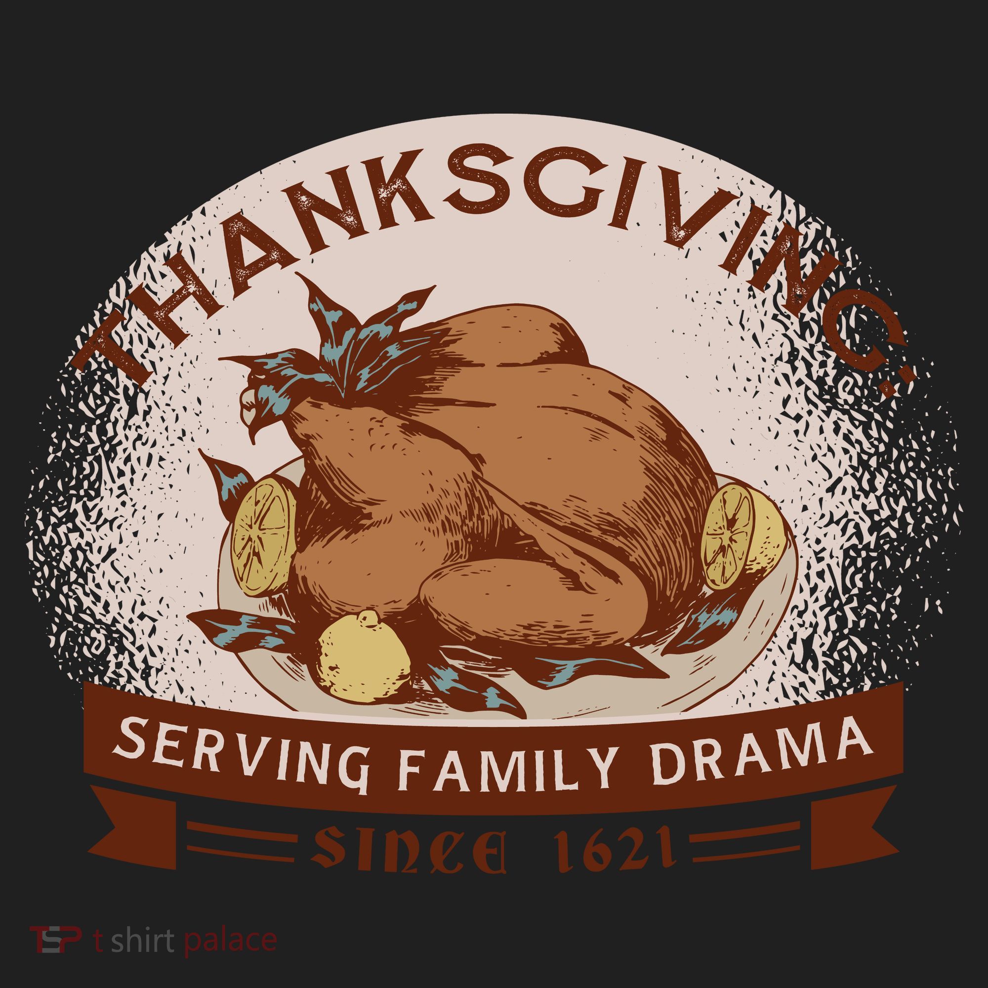 Thanksgiving Family Drama Funny Women's Sweatshirt