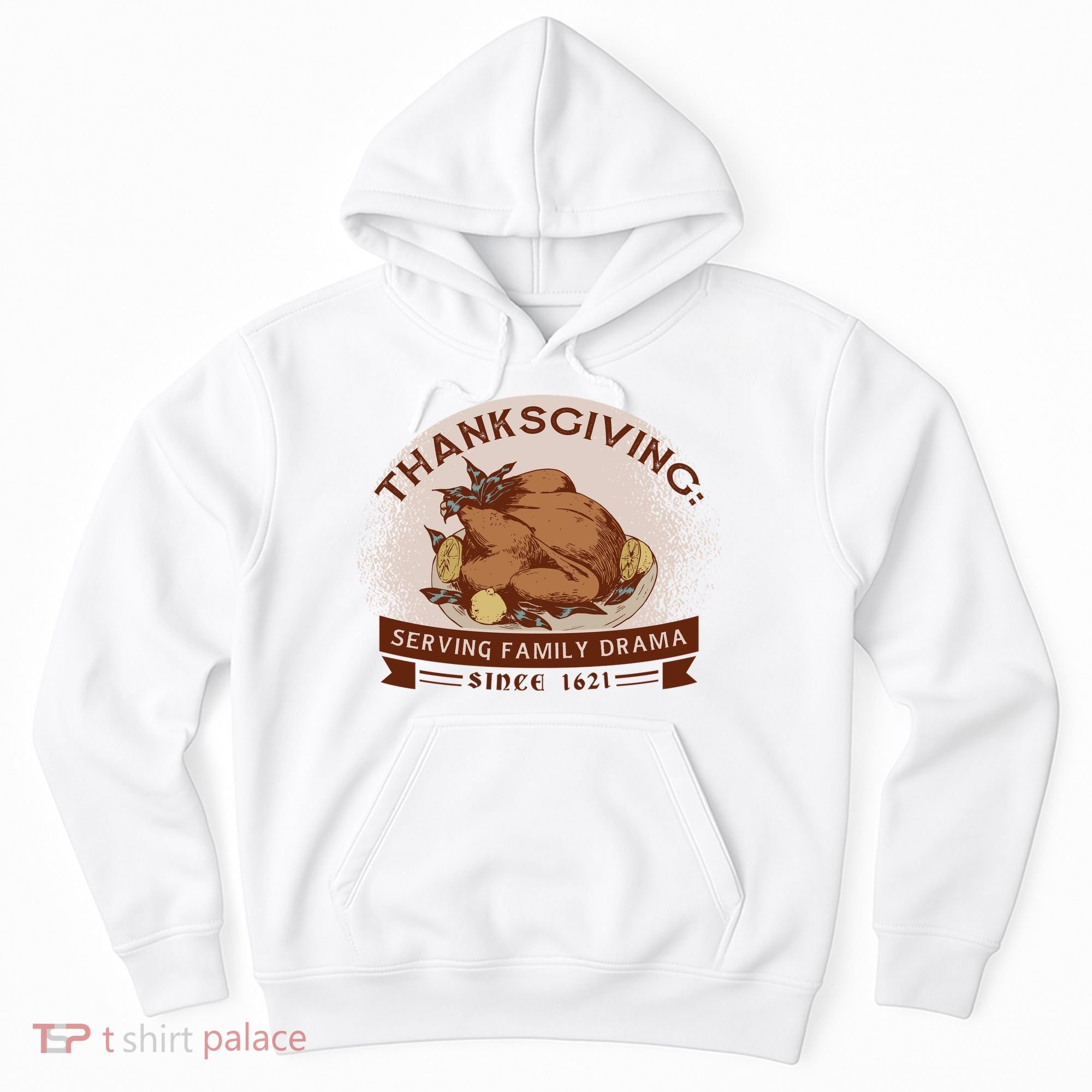 Thanksgiving Family Drama Funny Hoodie