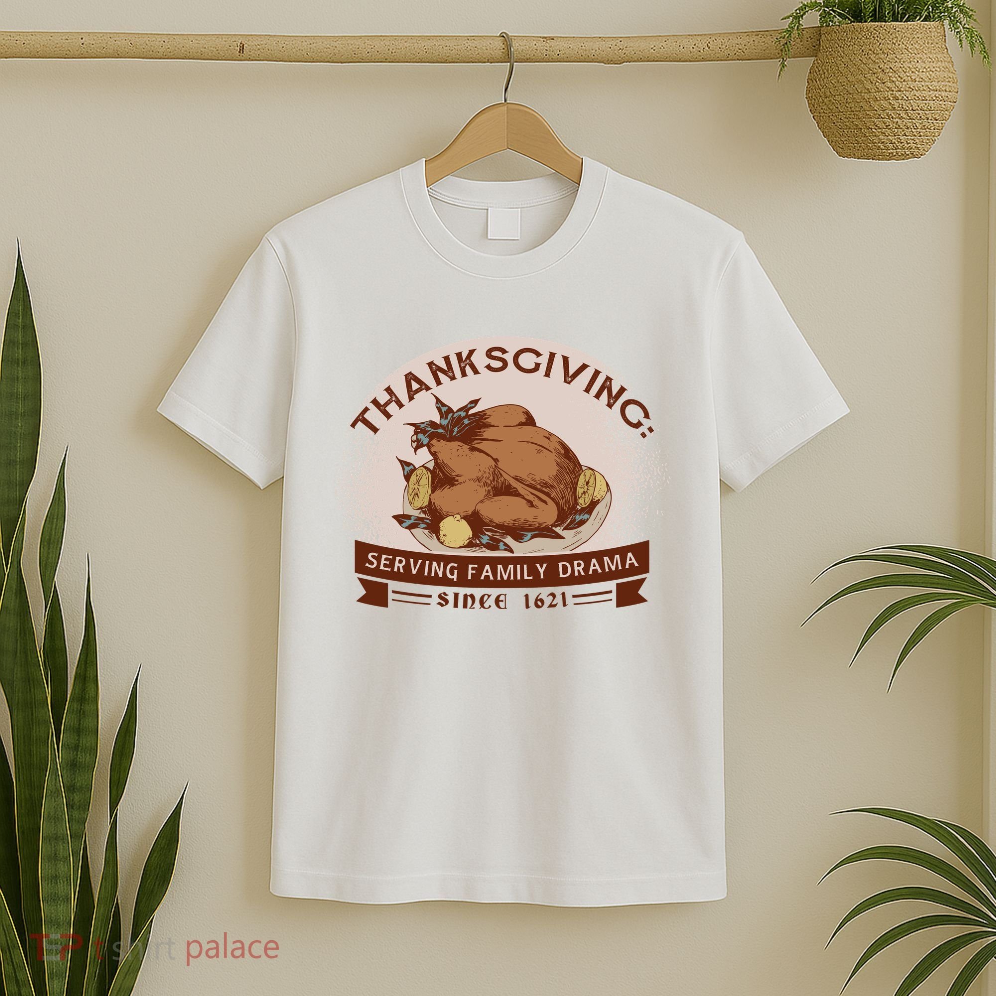 Thanksgiving Family Drama Funny T-Shirt