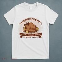 Thanksgiving Family Drama Funny T-Shirt thumb 5