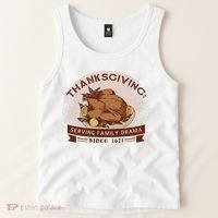 Thanksgiving Family Drama Funny Tank Top thumb 2
