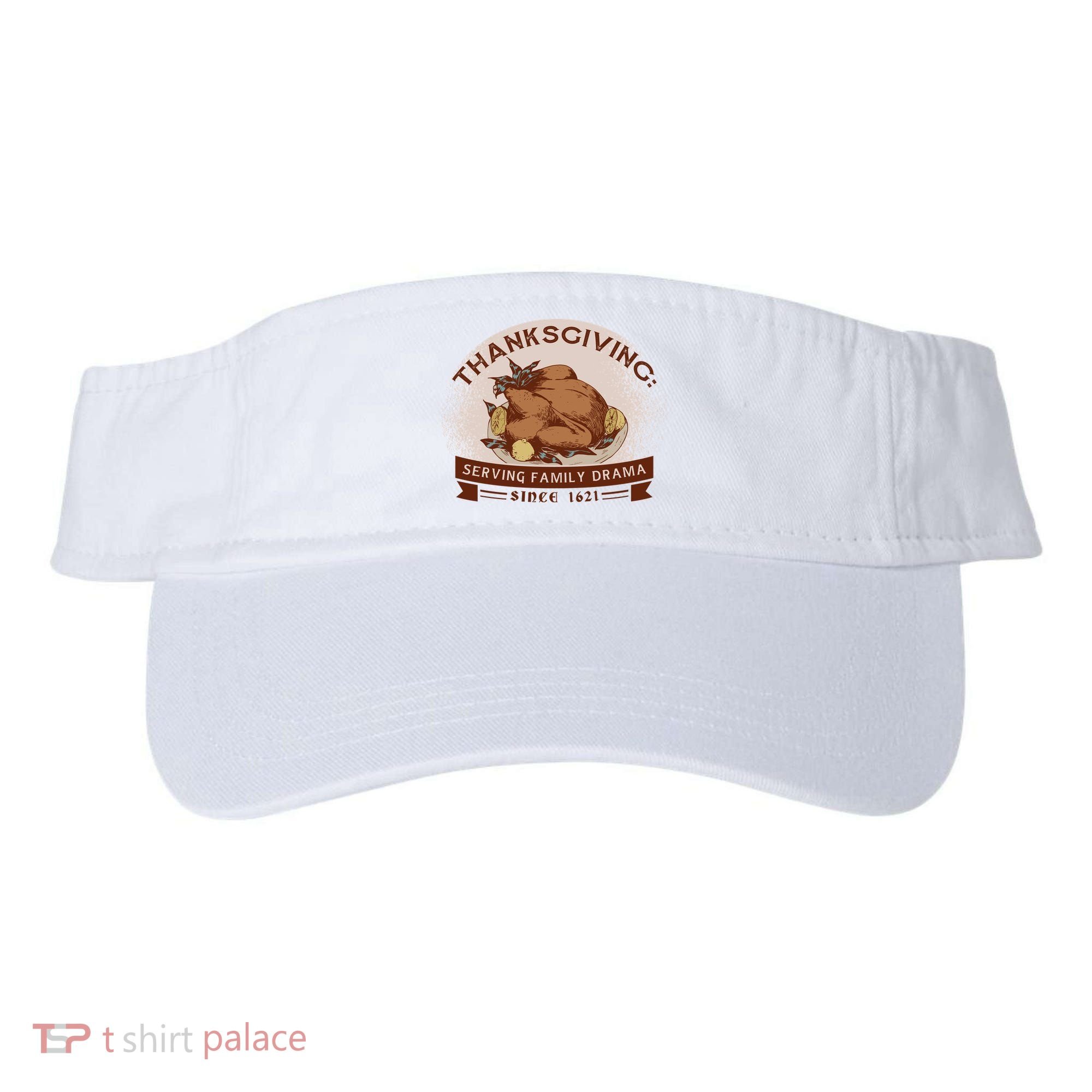 Thanksgiving Family Drama Funny Visor