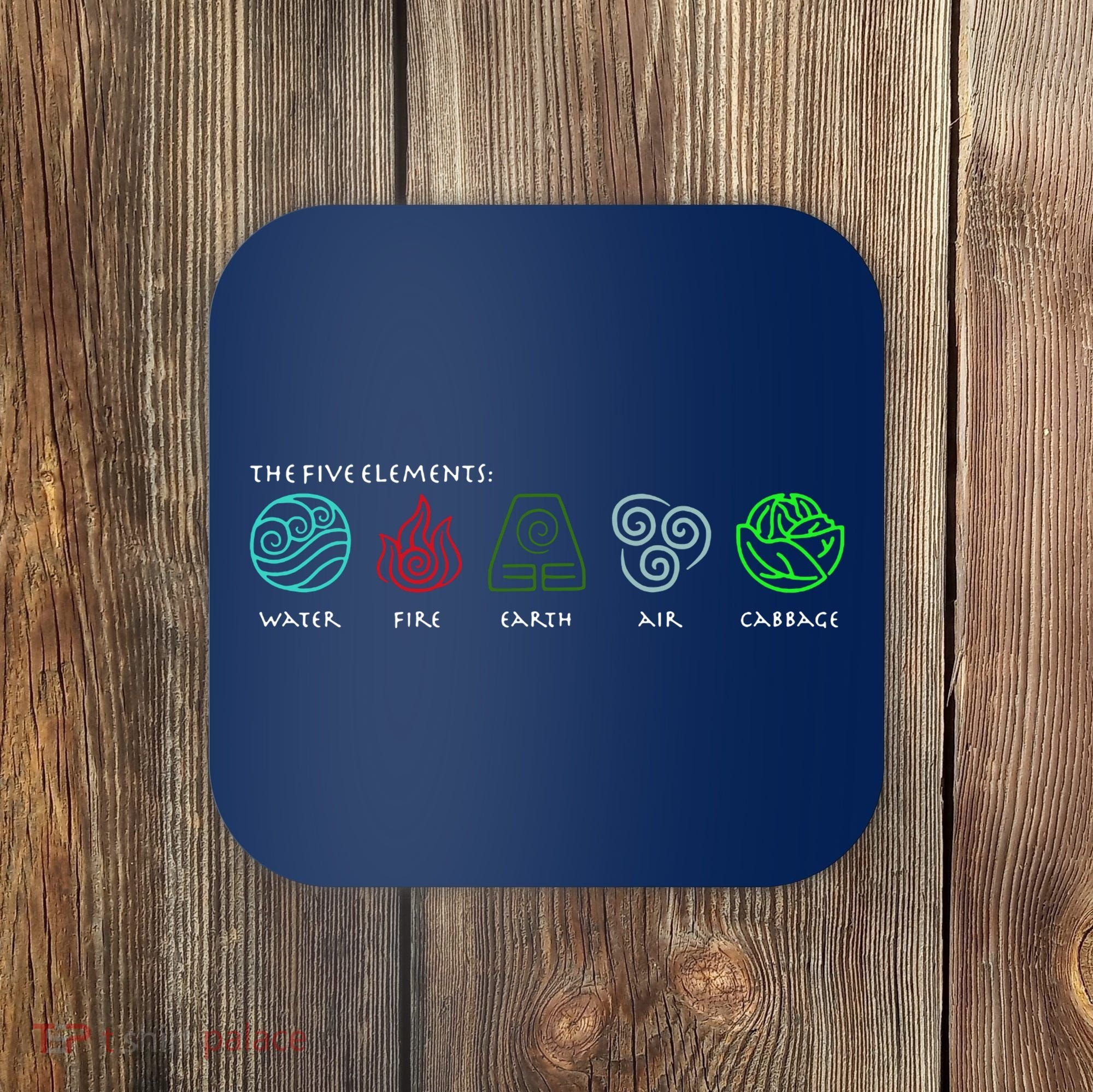 The Five Elements Avatar Coaster