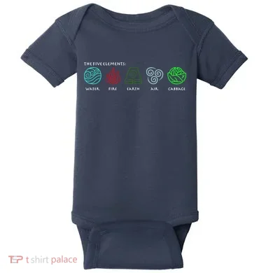The Five Elements Avatar Baby Bodysuit
