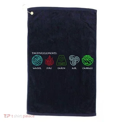 The Five Elements Avatar Golf Towel