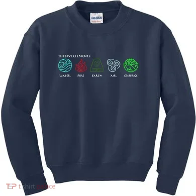 The Five Elements Avatar Kids Sweatshirt