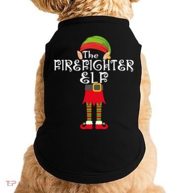The Firefighter Elf Doggie Tank