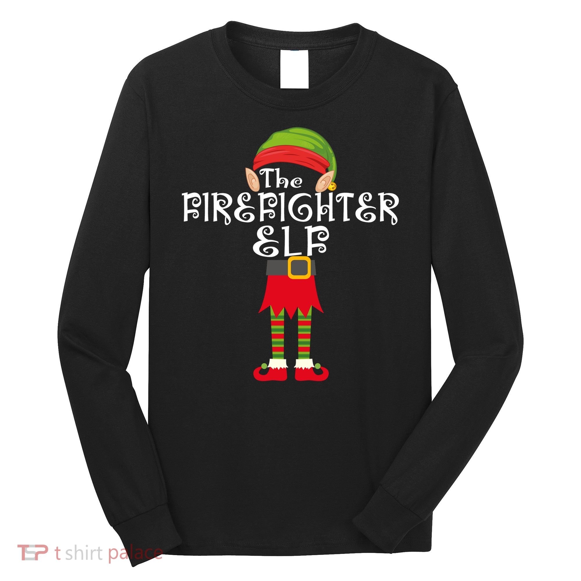 The Firefighter Elf Long Sleeve Shirt