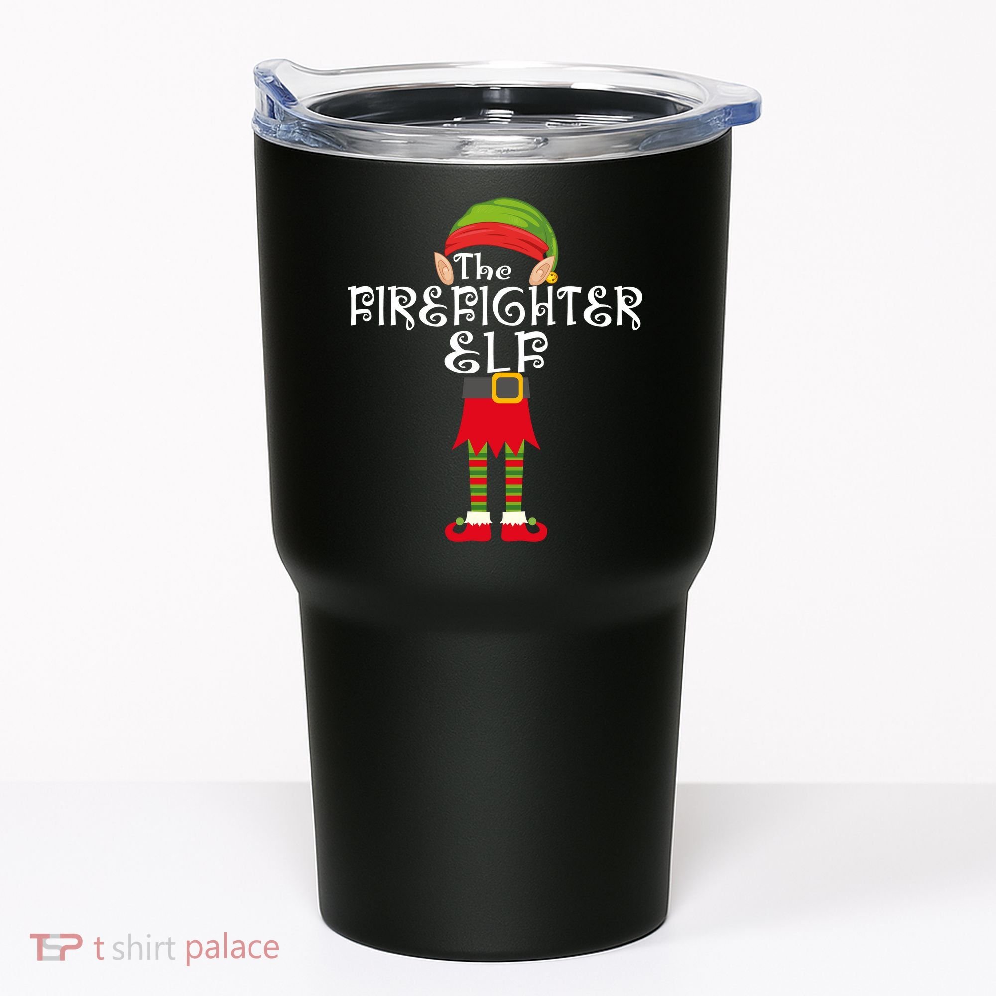 The Firefighter Elf Tumbler