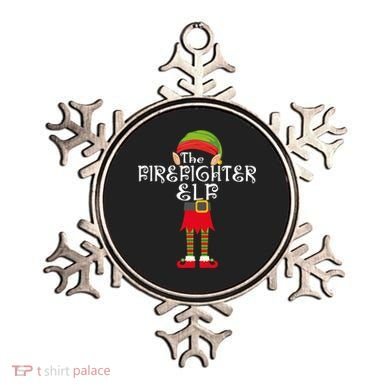 The Firefighter Elf Ornament