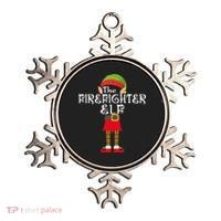 The Firefighter Elf Ornament thumb 0